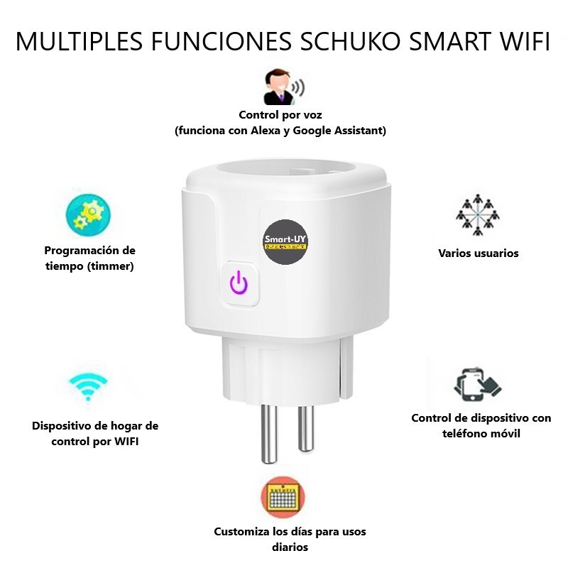 enchufe schuko smart wifi (16a) enchufe schuko smart wifi (16a)